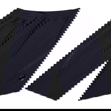 Shorts C.P. Company Lens Fleece Back Shorts Mørkeblå | 15CMSB154A-005086W-888, 0