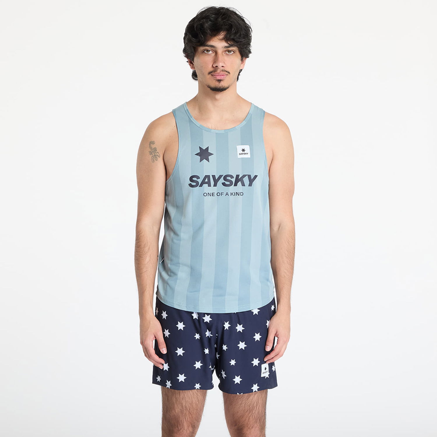 Tanktop Saysky SAYSKY Stripe Combat Singlet Top Blå | NMRSI31C007, 0