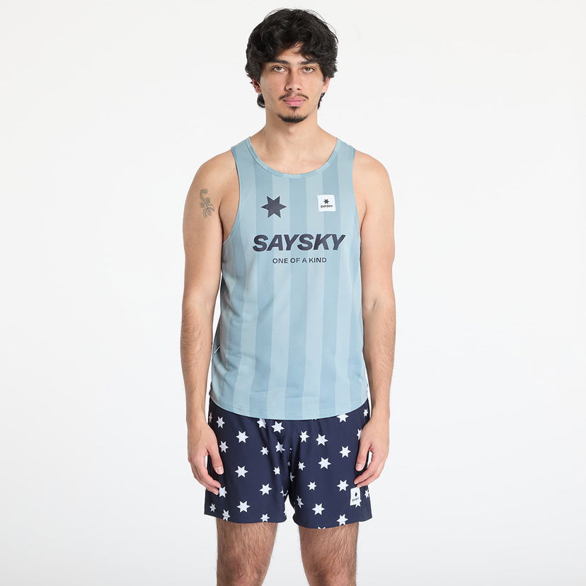 Tanktop Saysky SAYSKY Stripe Combat Singlet Top Blå | NMRSI31C007