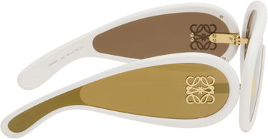 Solbriller Loewe Wave Mask Sunglasses Hvid | LW40108I 192337132728, 1