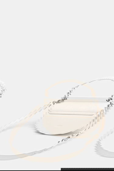 Håndtaske GANNI GANNI Apo-G Mini Top Handle Bag Hvid | A6521, 2