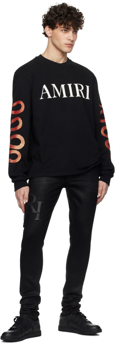 Sneakers og sko AMIRI Skel-Top Low Sort | AMFOSR1078, 4