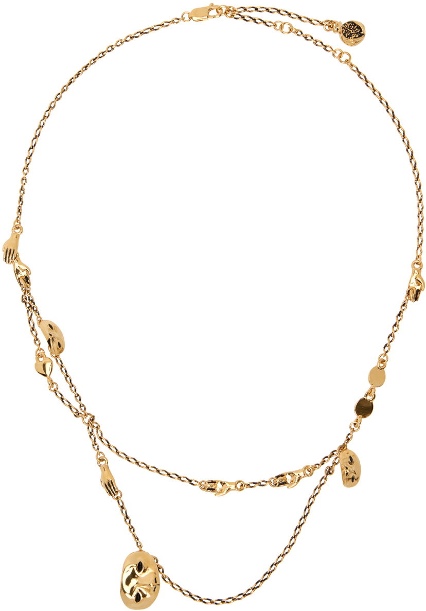 Halskæde LEMAIRE LEMAIRE Layered Charm Necklace Metalisk | JW0019 LO036