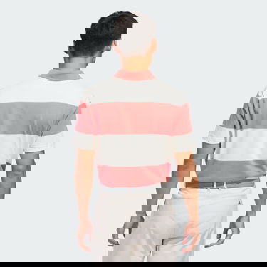 Polo skjorte adidas Performance Colorblock Rugby Stripe Polo Shirt Orange | IU4357, 3