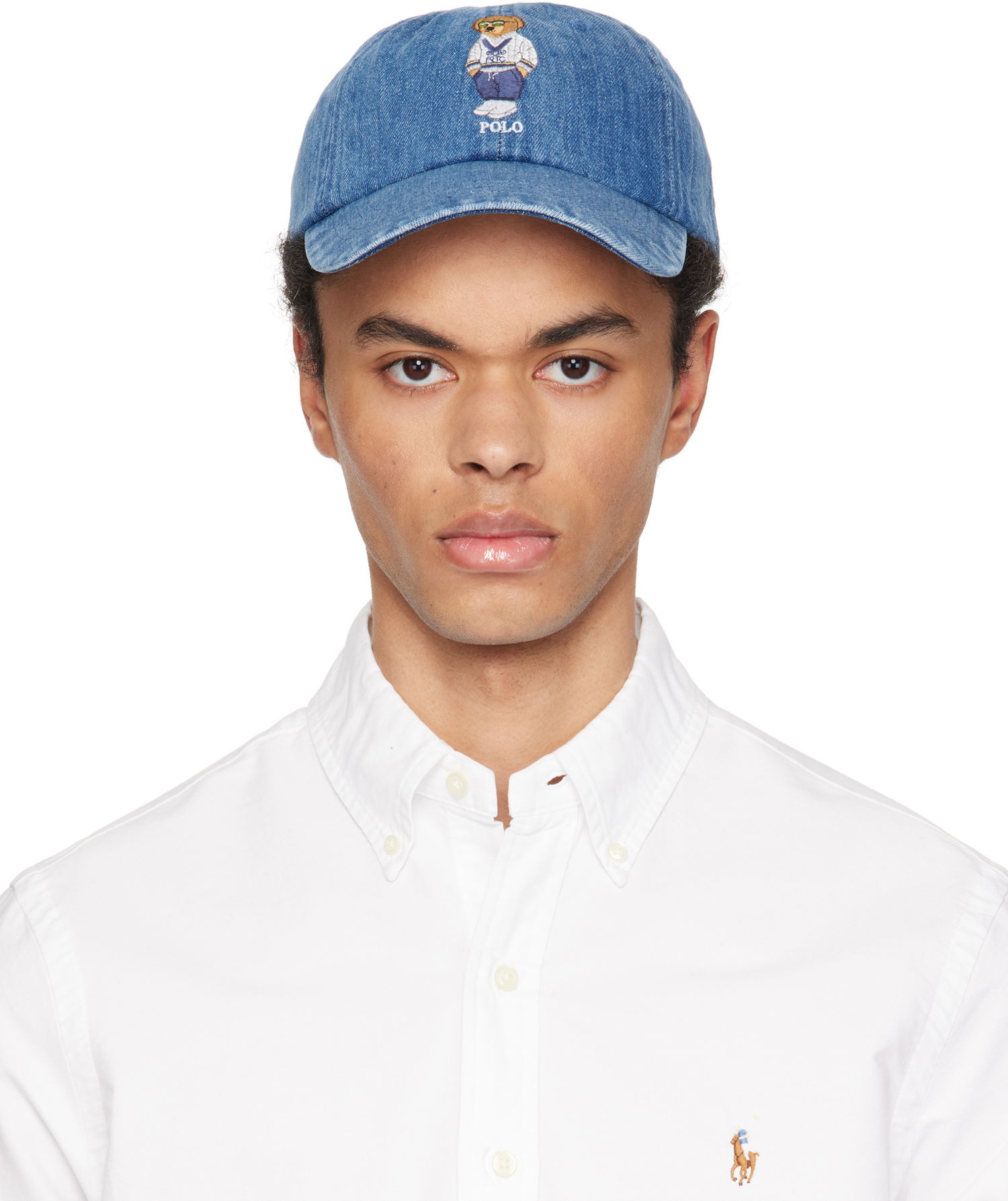 Kasket Polo by Ralph Lauren Ralph Lauren Embroidered Denim Cap Blå | 710969639001, 0