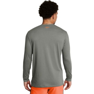 T-shirt Under Armour Long Sleeve T-Shirt With Print Grøn | 1374847-709, 1
