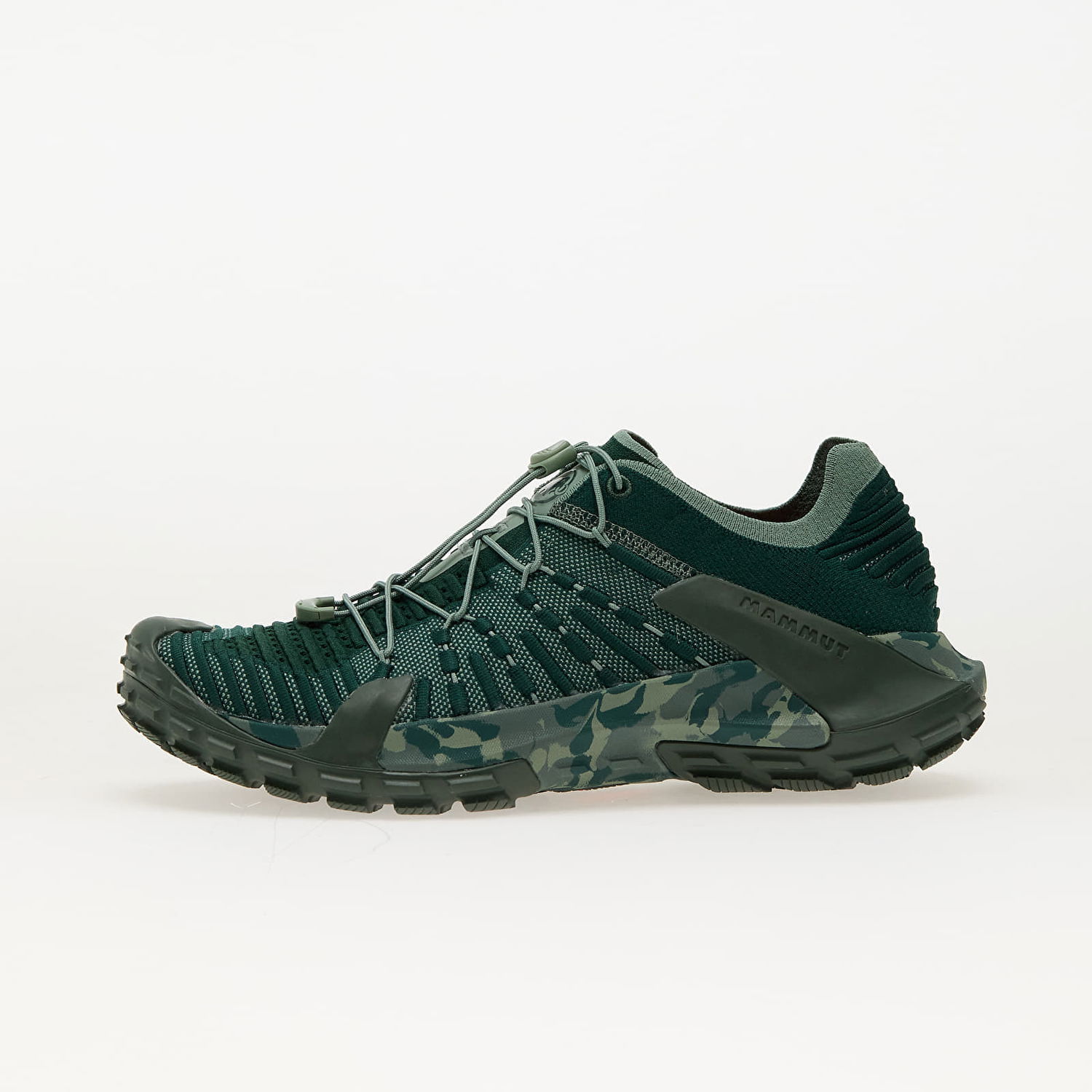 Sneakers og sko Mammut Hueco Knit II Low Men Dark Jade-Jade Sort | 3020-06460 dark jade-jade, 0