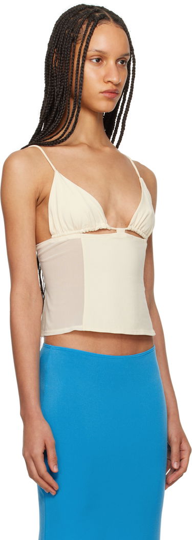 Bh Miaou Miaou Ellie Cutout Tank Top Beige | 7113JRBCRM, 1