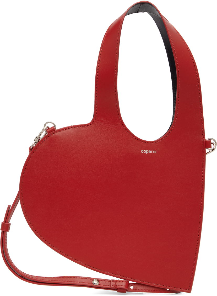 Håndtaske Coperni Coperni Baby Heart Crossbody Tote Rød | COPBA93F6012
