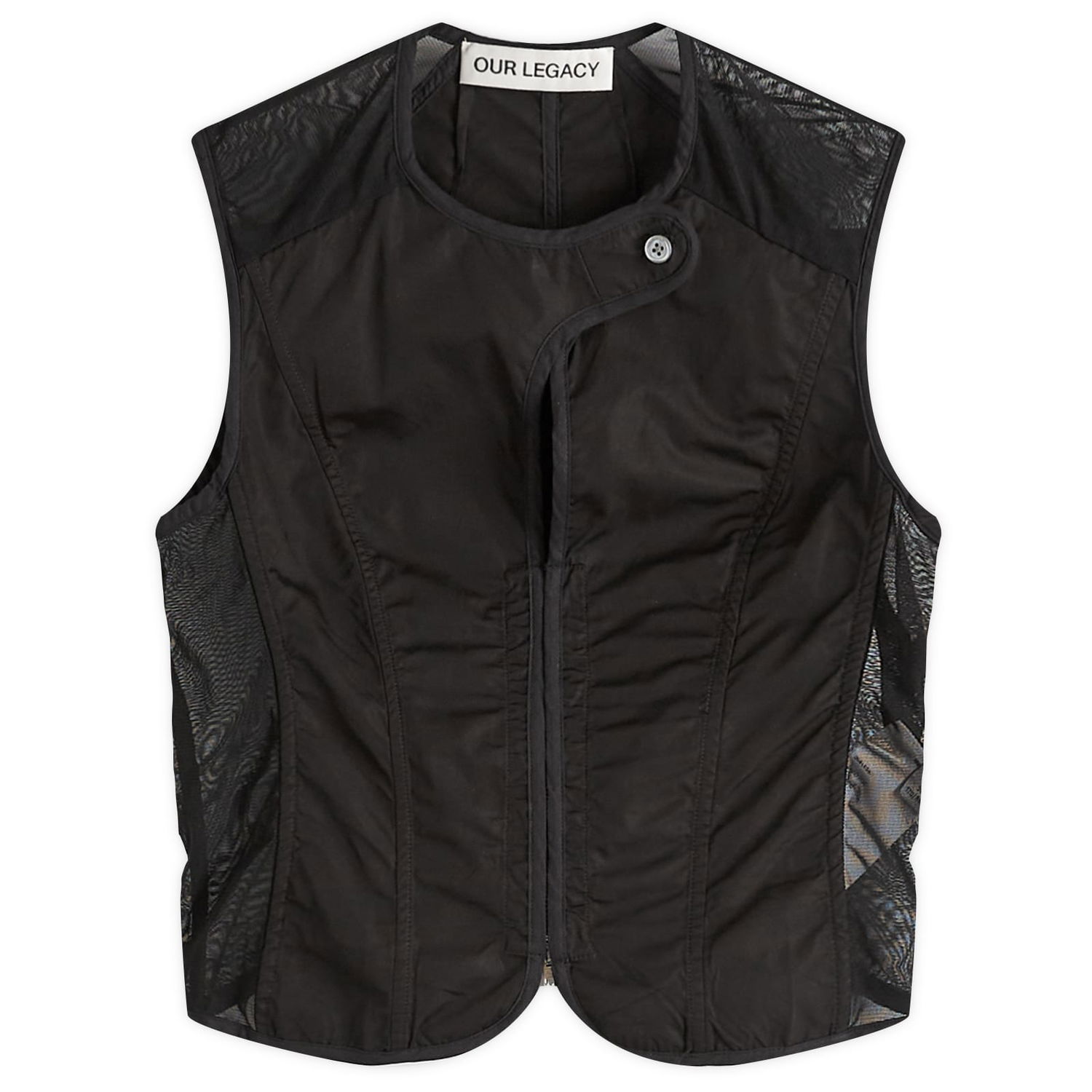 Vest OUR LEGACY Our Legacy All Day Poplin Corset Vest Top, X-Small Sort | W2252CVB, 1