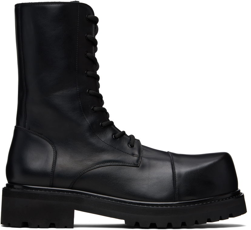 Sneakers og sko VETEMENTS VETEMENTS Stomp Compact Boots Sort | UH76BT800B