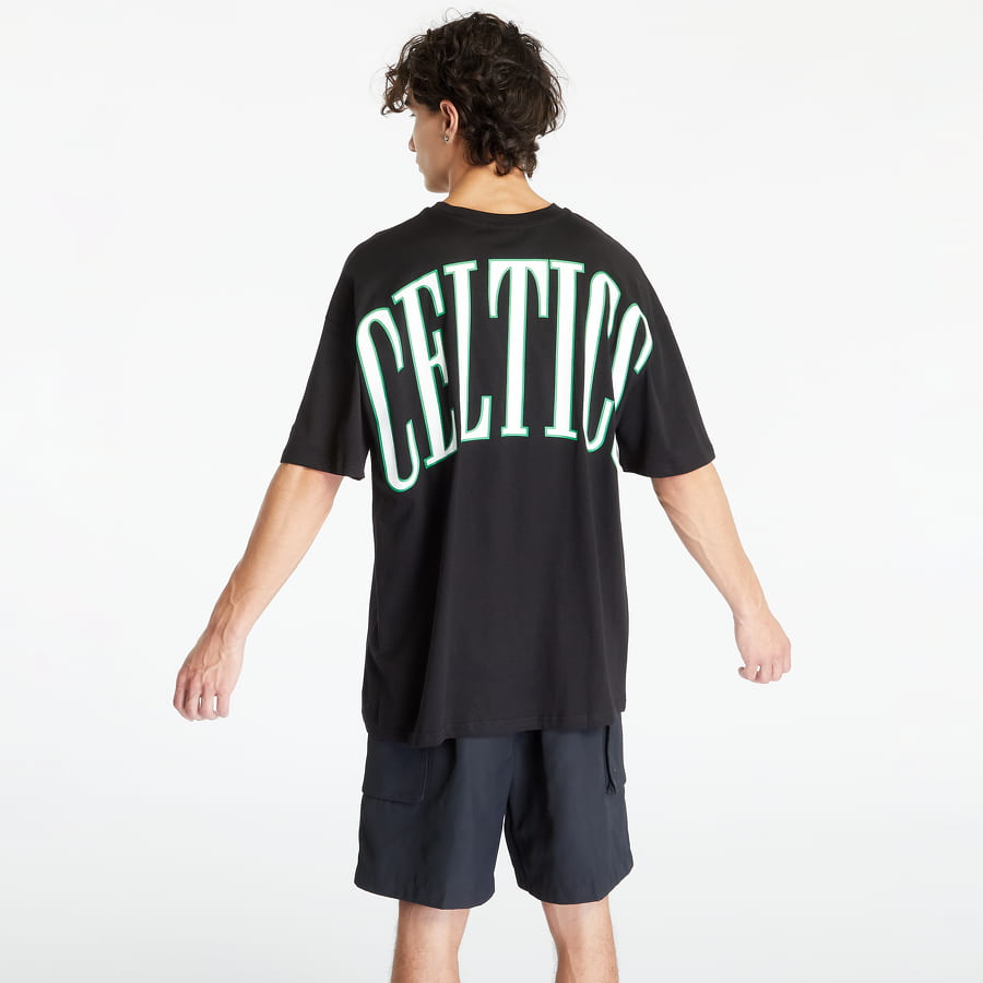 T-shirt New Era NBA Arch Wordmark OS  Boston Celtics Sort | 60416448, 1