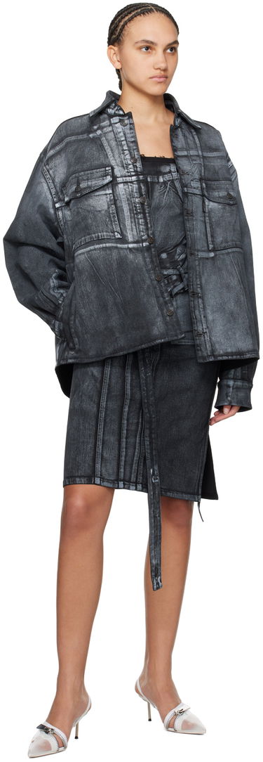 Kjole Ottolinger Ottolinger Belted Denim Minidress Blå | 1704912, 3