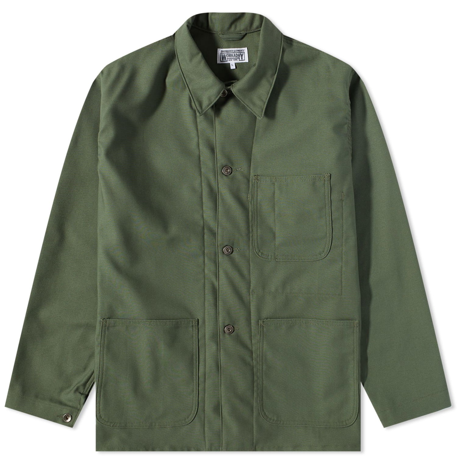 Jakke Engineered Garments Workaday Utility Jacket Grøn | 23S2WDD001-A, 0