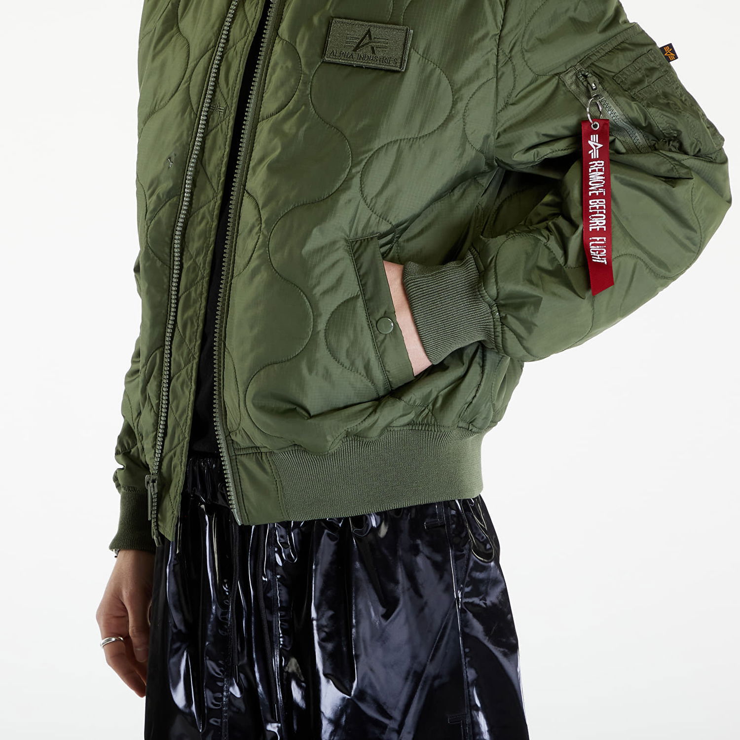 Bomberjakke Alpha Industries MA-1 ALS Sage Green Grøn | 136135 01, 1