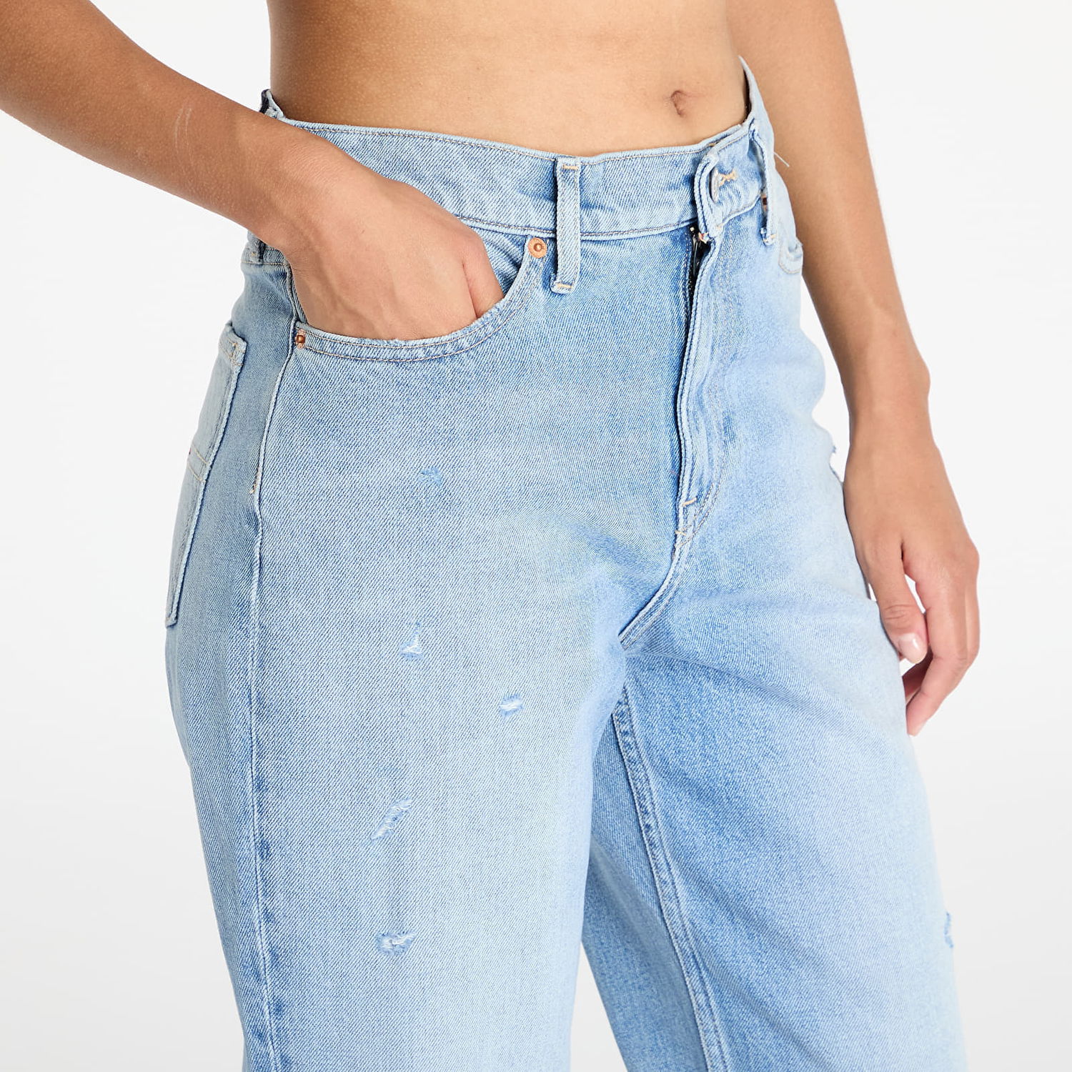 Jeans Tommy Hilfiger Izzie Hgh Slim Straight Jeans Denim Blå | DW0DW19934 1A5, 1