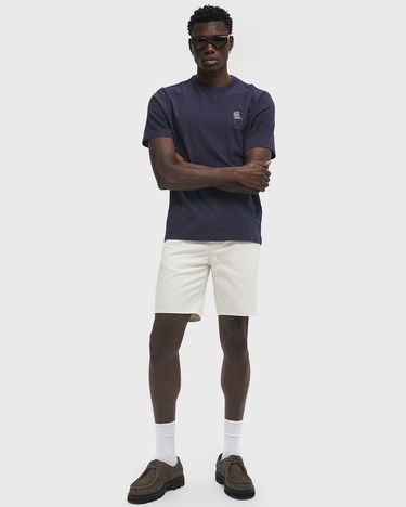 Shorts Lacoste Lacoste Straight Fit Denim Bermuda Shorts Hvid | FH9932-70V, 1