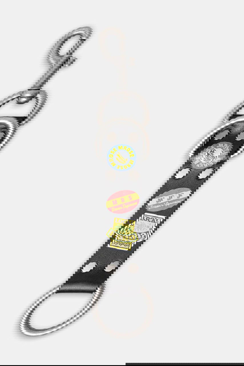 Nøgleringe Martine Rose Martine Rose Bondage Leather Keychain Sort | 1166LP01030, 0