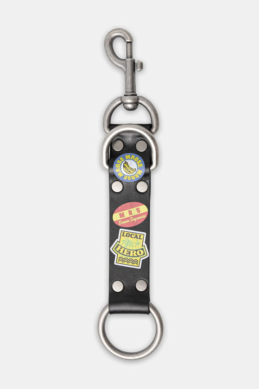 Nøgleringe Martine Rose Martine Rose Bondage Leather Keychain Sort | 1166LP01030