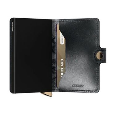 Tegnebog Secrid Miniwallet Stitch Floral Card Holder Sort | MSt-Black, 3
