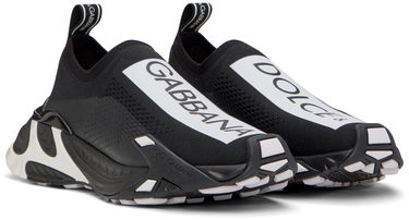 Sneakers og sko Dolce & Gabbana Black & White Sorrento Sneakers Sort | CS2172AH414, 3