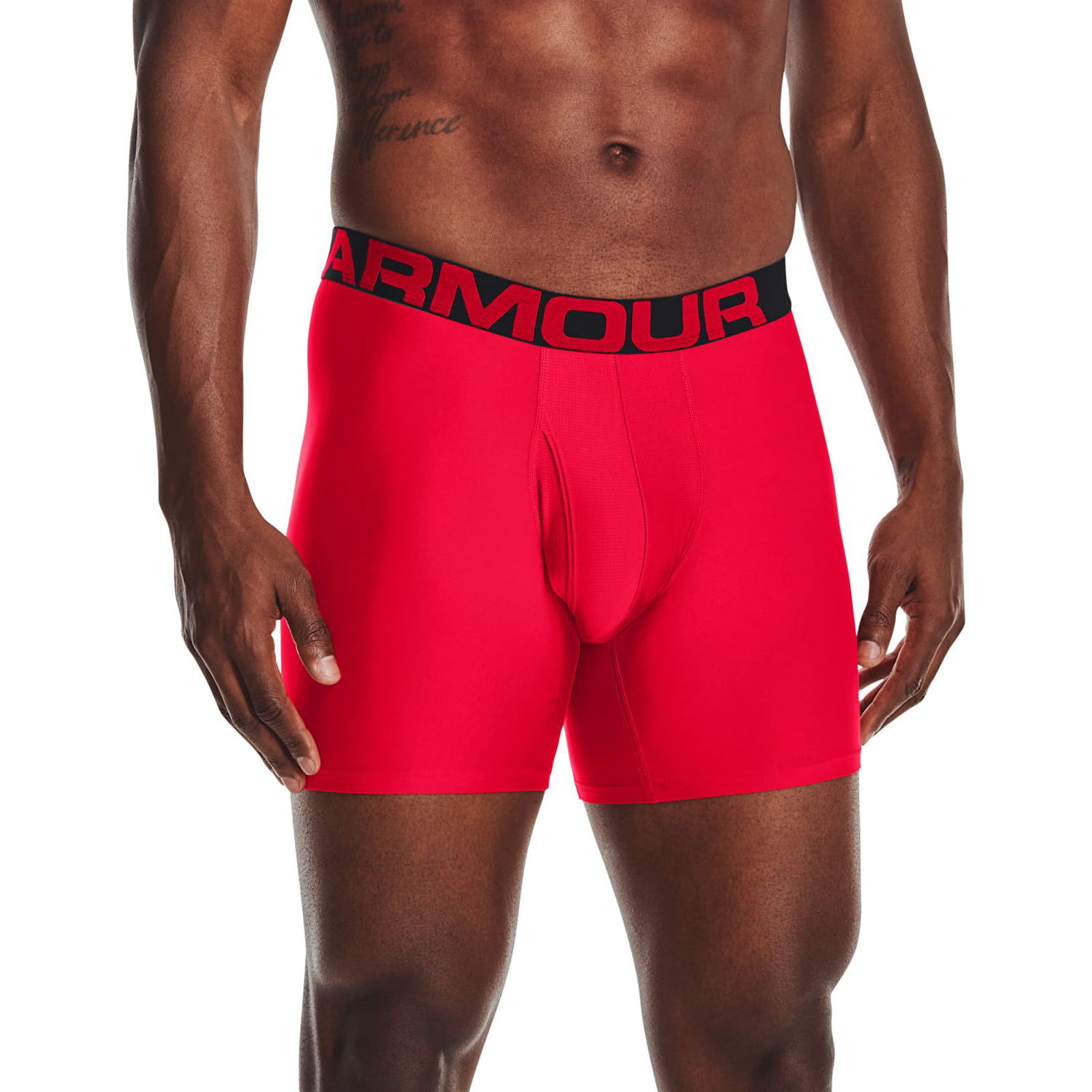 Undertøj og sokker Under Armour Tech 6In 2 Pack Rød | 1363619-600, 0