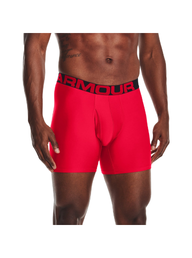 Undertøj og sokker Under Armour Tech 6In 2 Pack Rød | 1363619-600