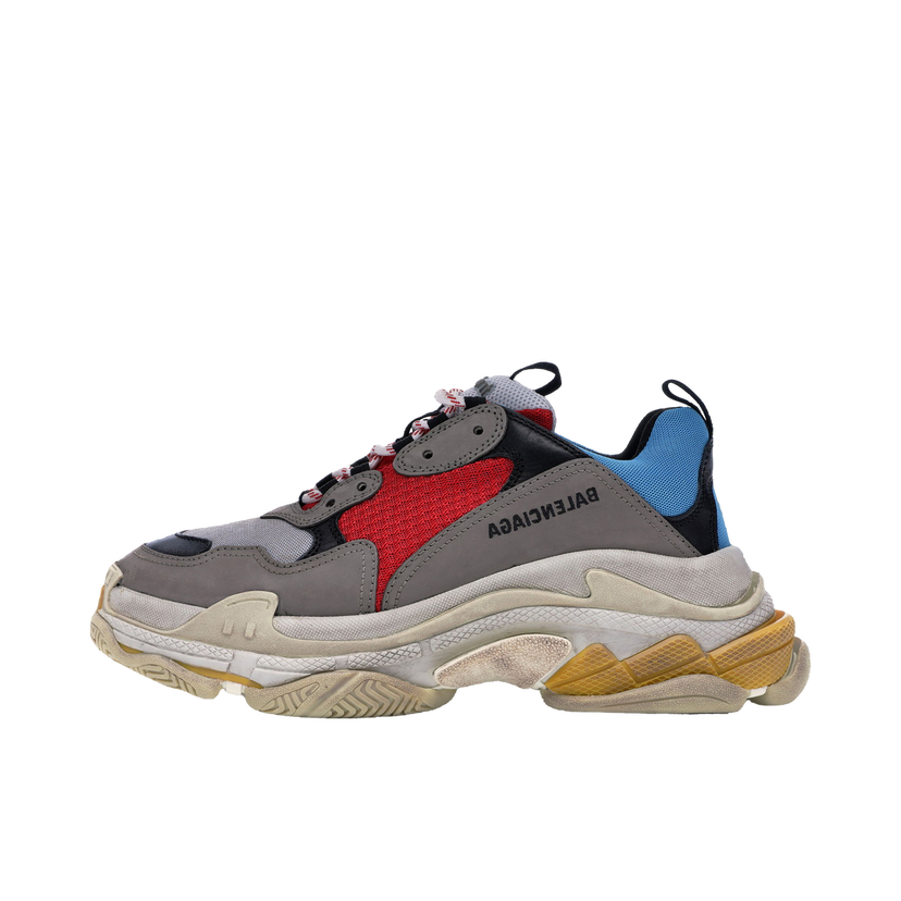 Sneakers og sko Balenciaga Triple S Grey Red Blue 2018 Grå | 512175 W09O2 4365/533883 W09O2 4365