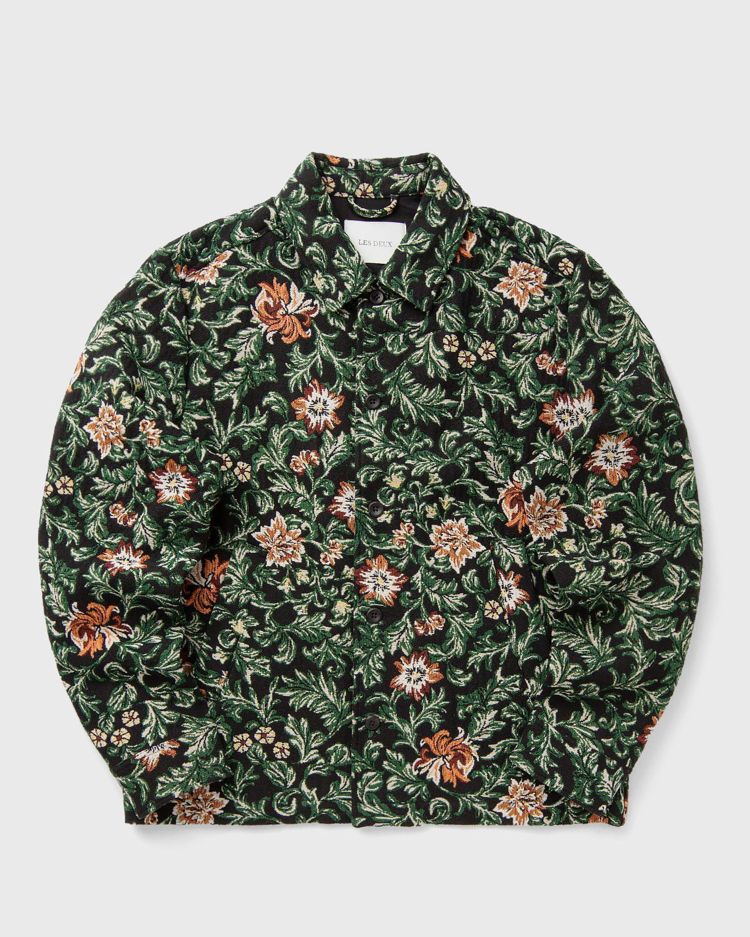 Skjorte Les Deux Jaiden Flower Jacquard Overshirt Flerfarvet | 1000585-100, 1