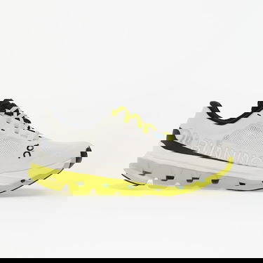 Sneakers og sko On Running On M Cloudflow 5 White/ Lime Hvid | 3MF10112929, 2