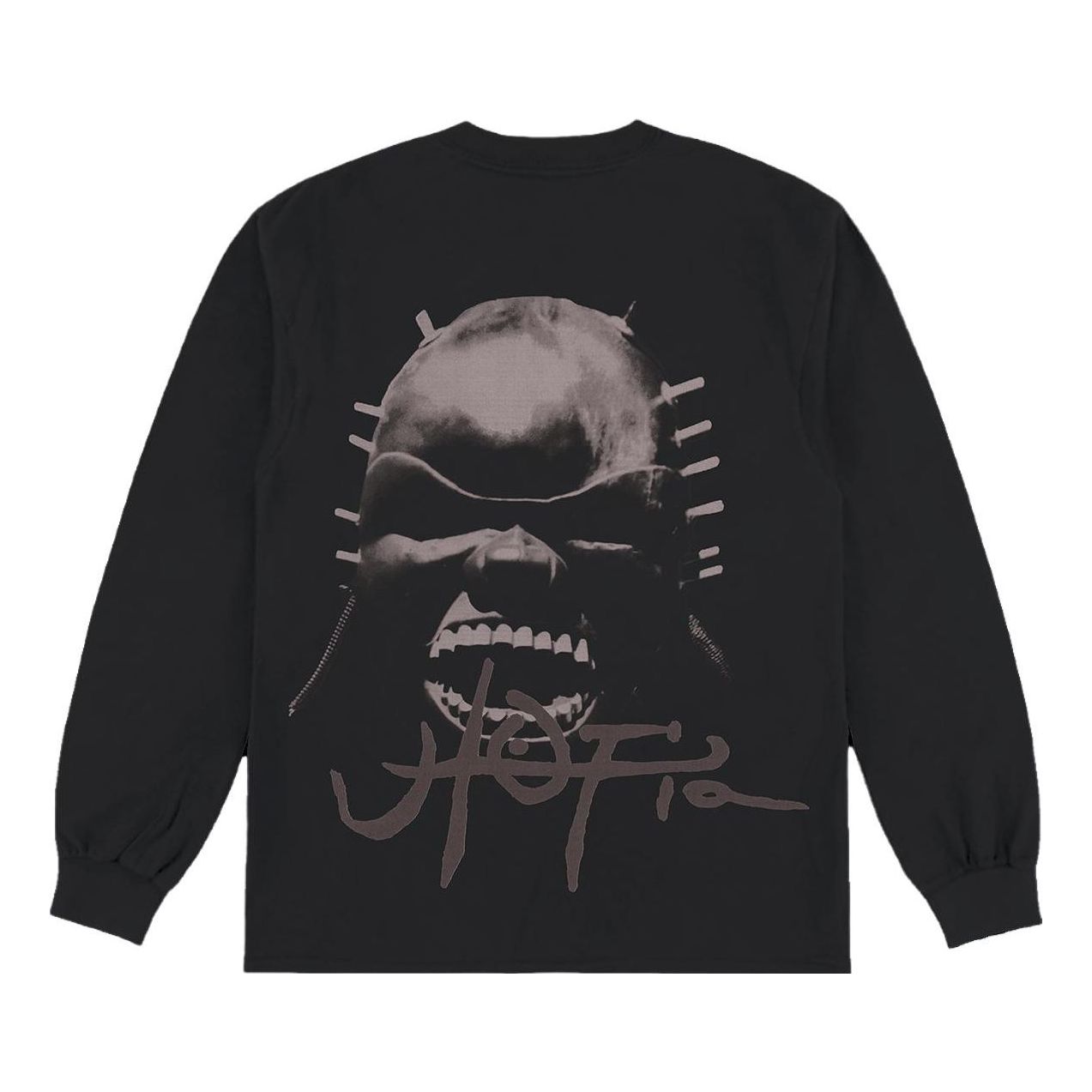 T-shirt Cactus Jack by Travis Scott Travis Scott Utopia A1 Long Sleeve T-Shirt Sort | TSUT-BS11, 0