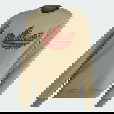 Sweater adidas Originals Corduroy Appliqué Crewneck Grøn | IS5272, 4