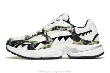 Sneakers og sko BAPE LBWK Shark Sta Hvid | 0ZXSHM191922N, 0