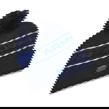 Beanie Under Armour UA Halftime Pom Mørkeblå | 1379985-410, 3