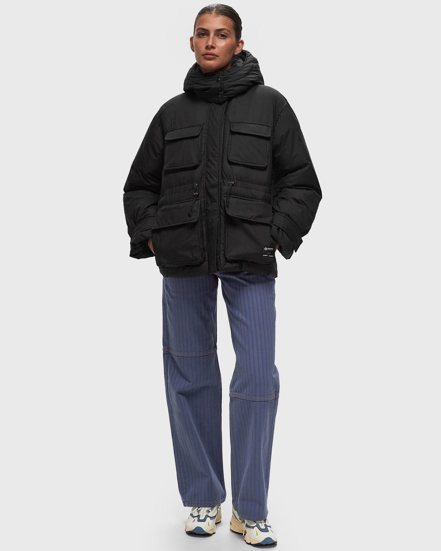Parka Samsoe Samsoe Samsøe & Samsøe SAHANNA Puffer Jacket L Sort | F24300003-BLACK, 1