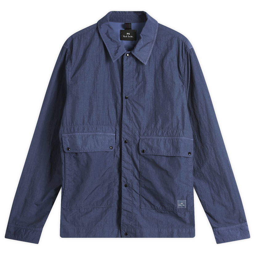 Jakke Paul Smith Paul Smith Unlined Two-Pocket Jacket, Size Large Blå | M2R-453Z-P22257-47