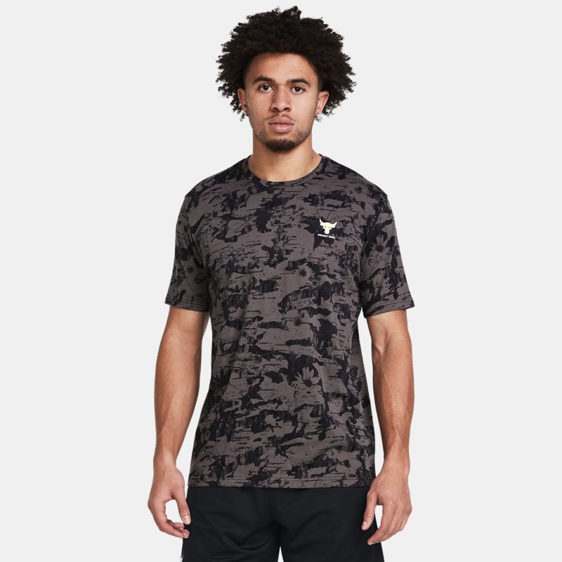 T-shirt Under Armour Project Rock Payoff Kurzarm-Shirt Grå | 1383194-176