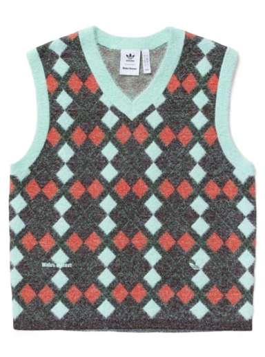 Sweater adidas Originals x Wales Bonner Knit Vest Grøn | IB3259
