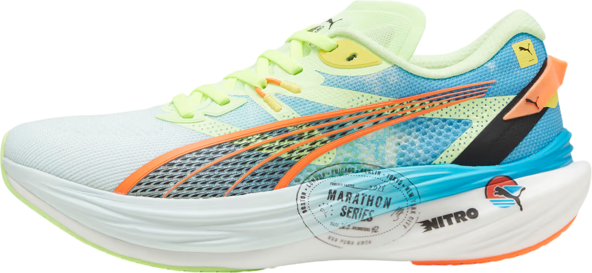 Sneakers og sko Puma Deviate NITRO 3 Marathon Series Hvid | 310195-01, 0