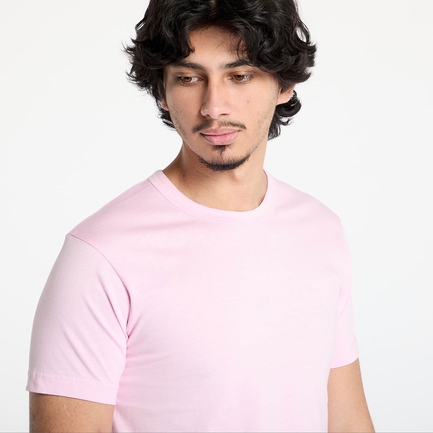 T-shirt Comme des Garçons Comme des Garçons SHIRT Knit T-Shirt Lyserød | FO-T024 PINK, 1