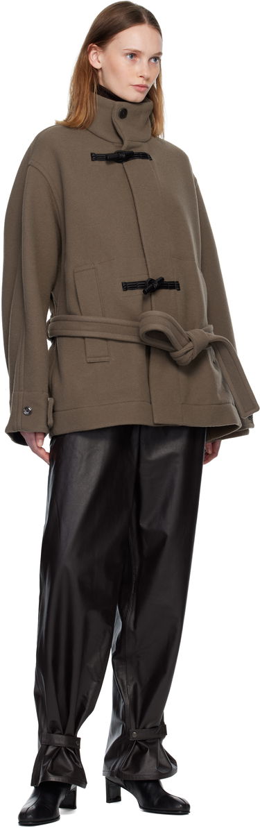 Frakker LEMAIRE Short Duffle Coat Brun | CO1113 LF1116, 3