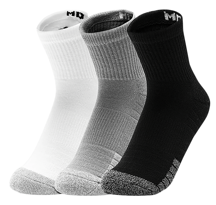 Sokker Under Armour Heatgear Quarter 3-Pack Socks Grå | 1353262-002, 0