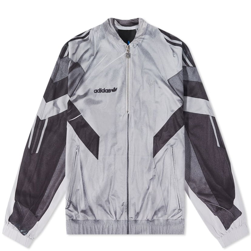 Bomberjakke adidas Originals Blue Version Half-Zip Soccer Track Jacket Grå | HD2238