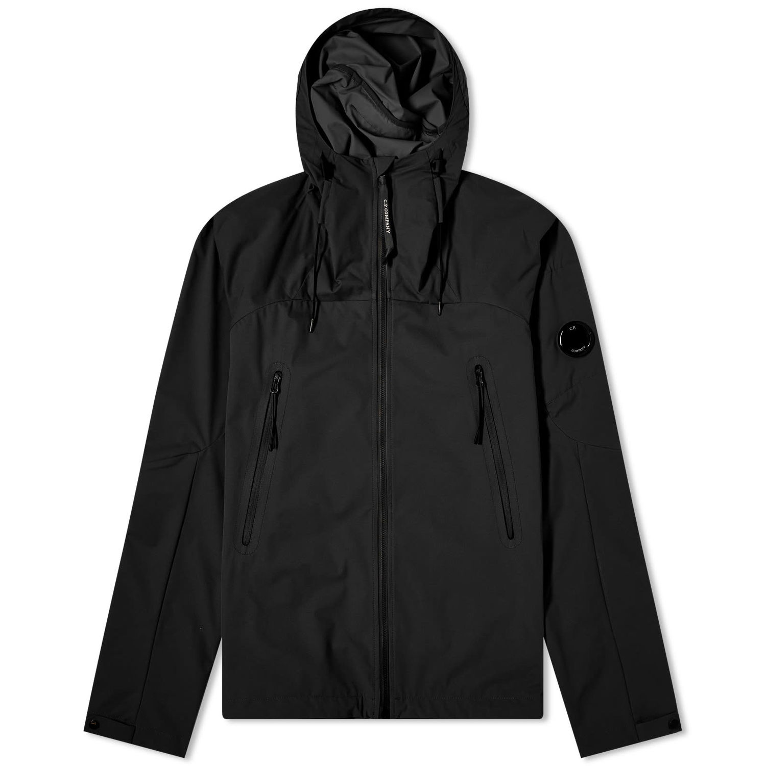 Jakke C.P. Company Pro-Tek Hooded Jacket Sort | CMOW403A-004117A-999, 0