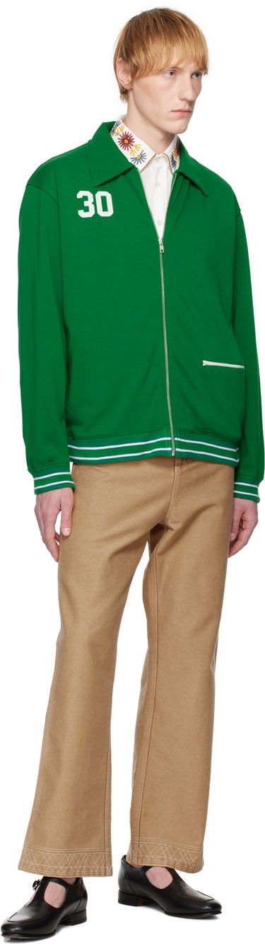 Vindjakke Bode Bode Sophomore Zip-Up Jacket Grøn | MRS25CS034, 3