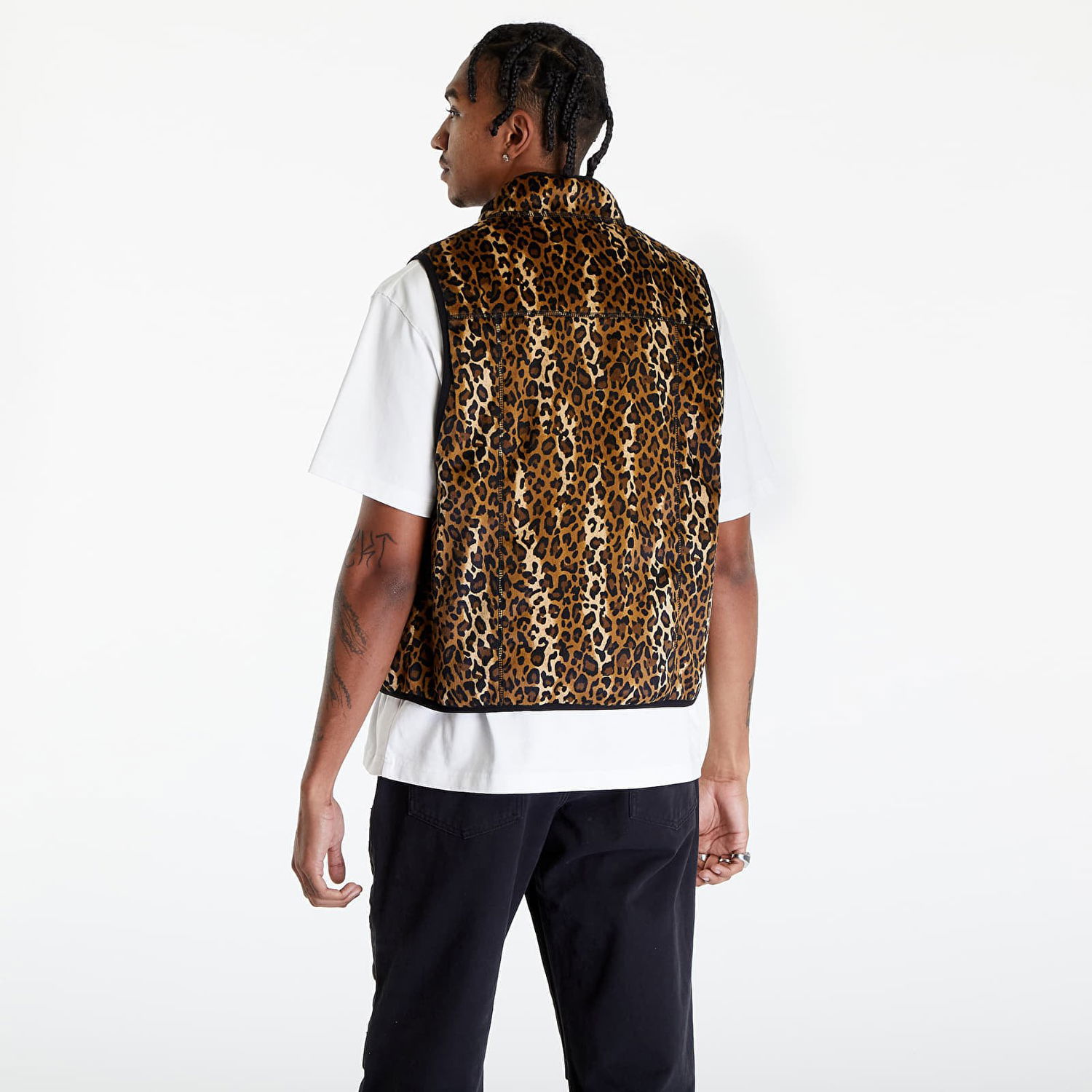 Vest Pleasures Felis Reversible Vest Sort | P24SP036 GOLD, 1