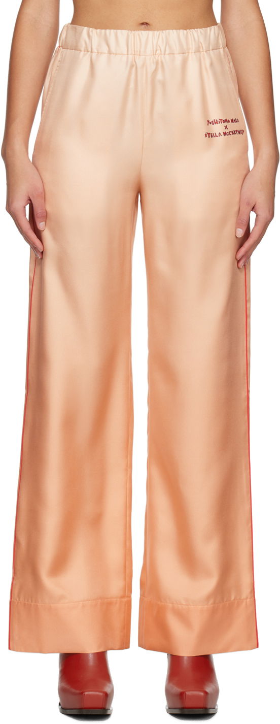 Joggingbukser Stella McCartney Stella McCartney Printed Trousers Orange | 6400843BSSH4