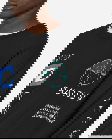 T-shirt Neighborhood LS-10 Longsleeve T-Shirt Black Sort | 241PCNH-LT10 BK, 5