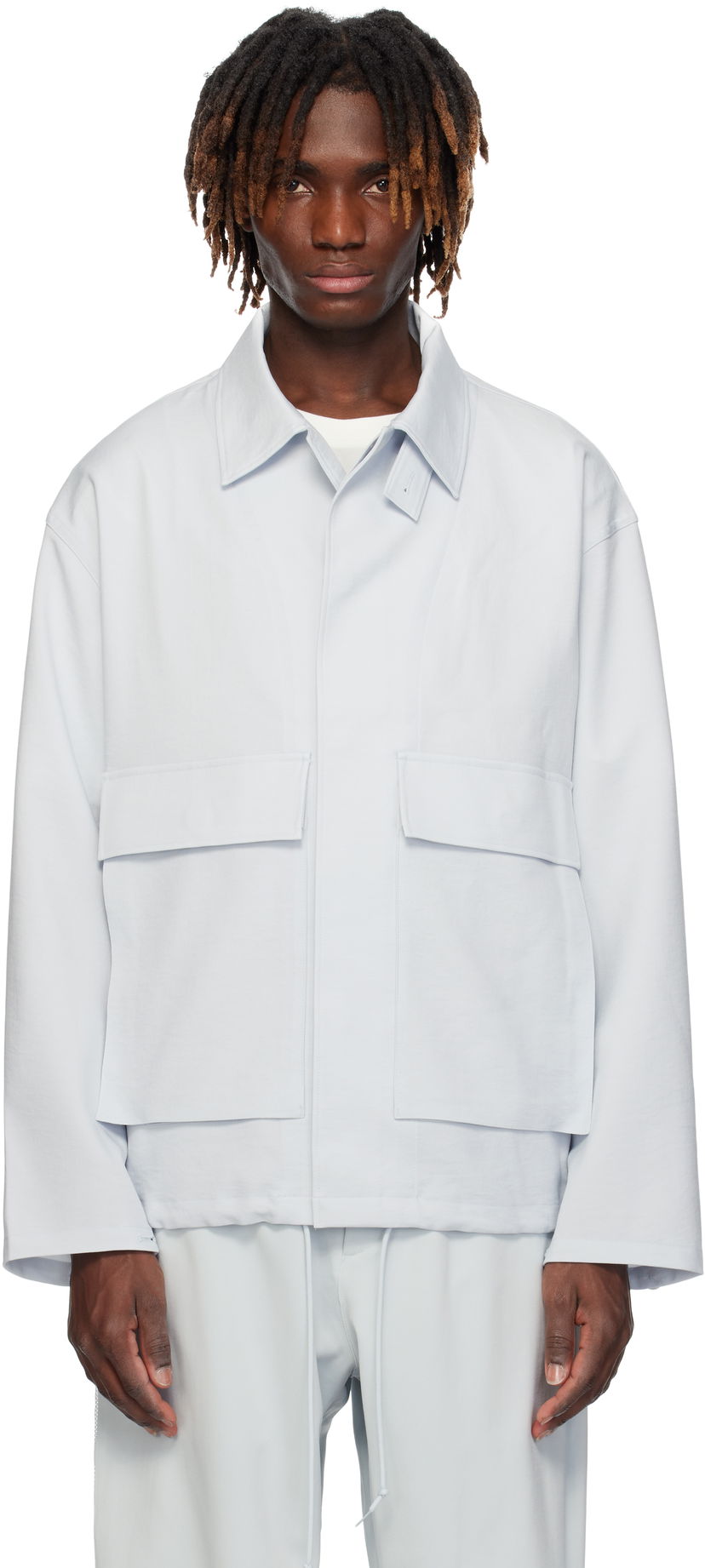 Jakke Y-3 Y-3 Sport Uniform Coach Jacket Blå | JM7798