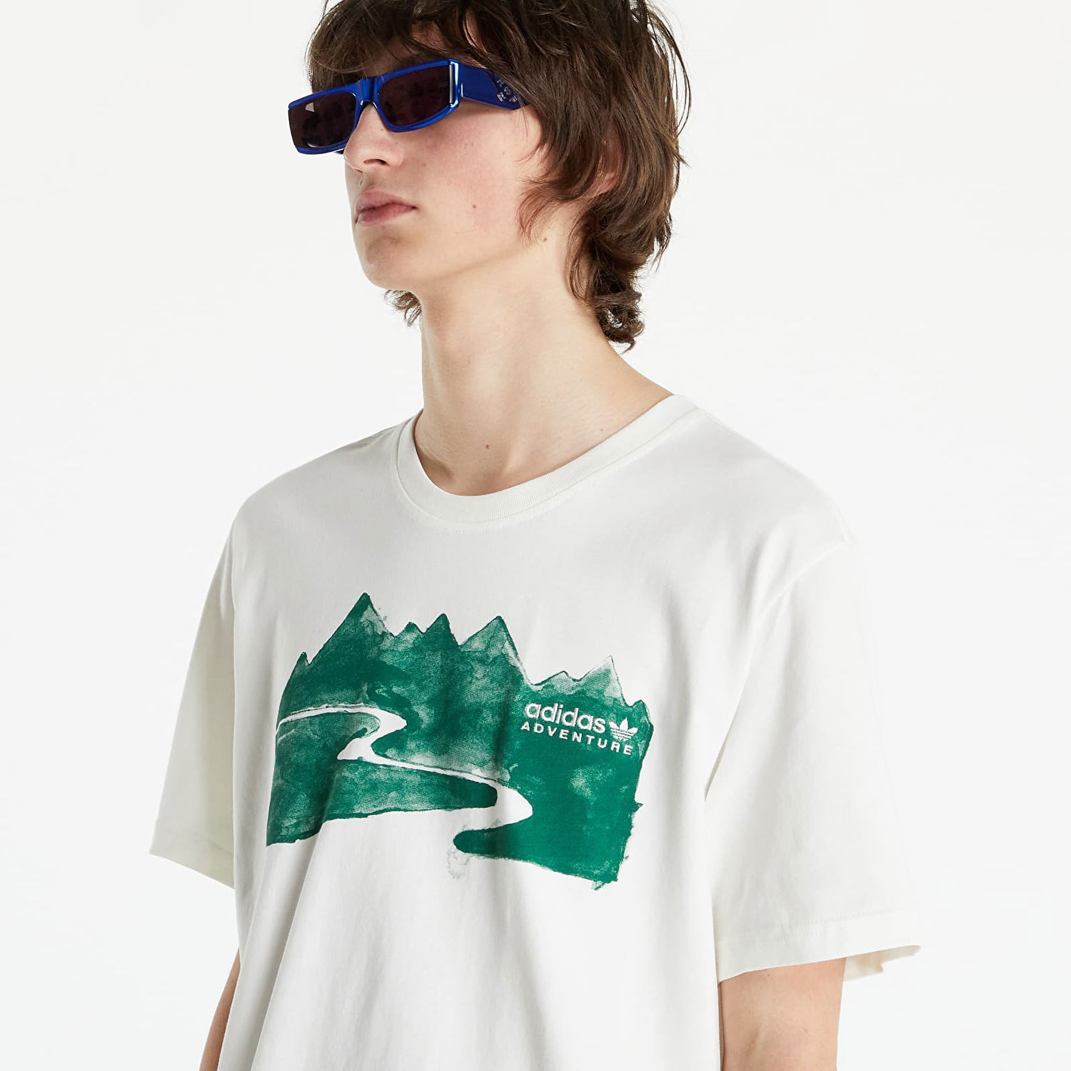 T-shirt adidas Originals Adventure Mountain Ink Tee Hvid | HF4769, 1